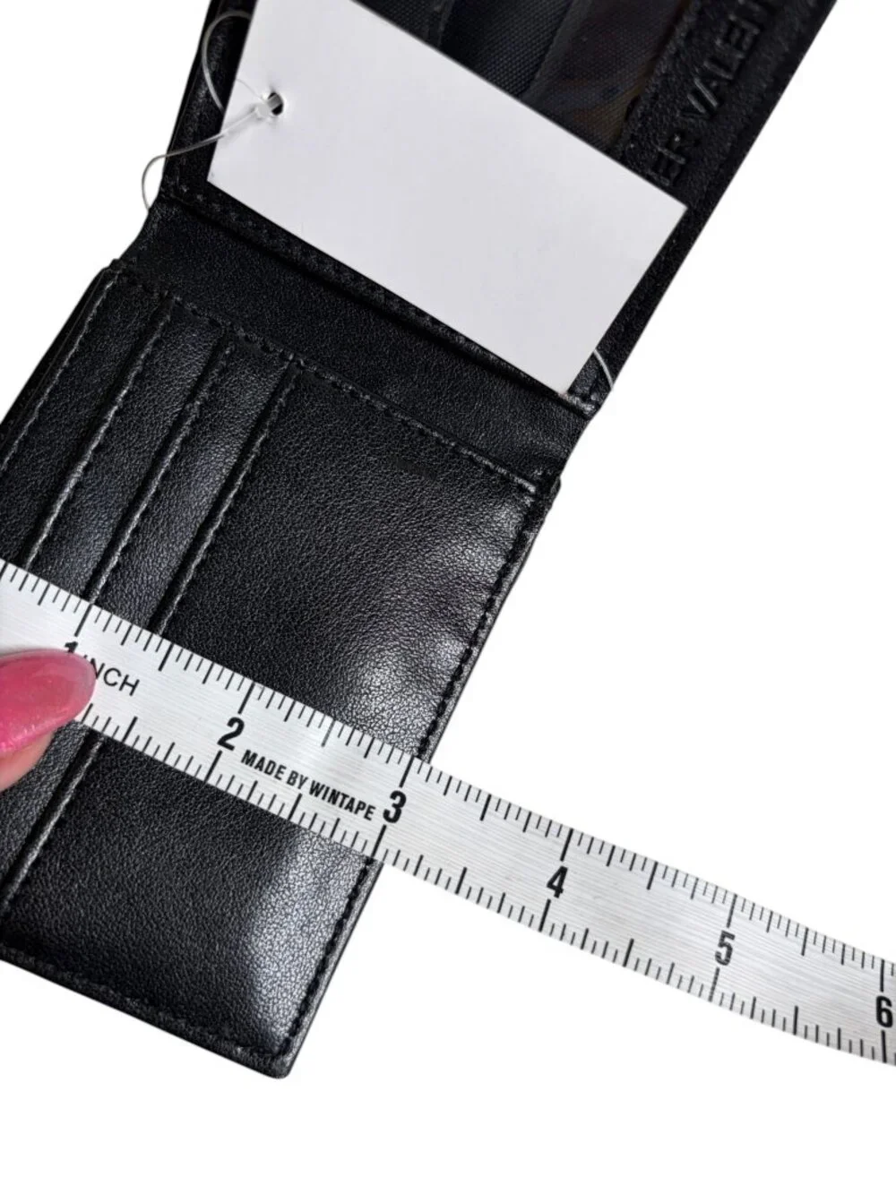 Peter Valentine Bifold Wallet (Black)